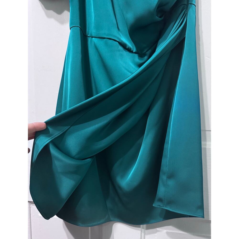 NWT Sachin Babi Green One Shoulder Amelia Mini Dress Size 6 - Picture 5 of 13